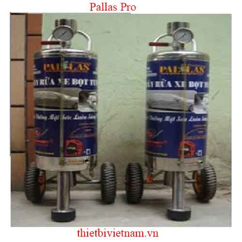 Máy rửa xe bọt tuyết và xịt WAX bóng Pallas Pro