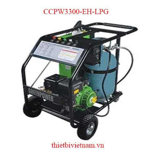 Máy rửa xe nước nóng dùng gas Green Power CCPW3300-EH-LPG