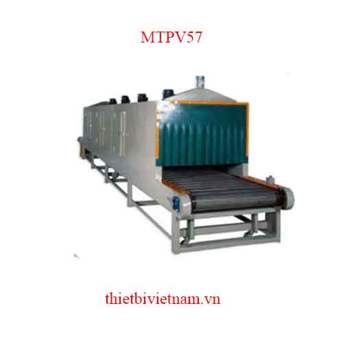 Máy sấy băng tải dạng liên tục, năng suất lớn, hiệu quả cao MTPV57