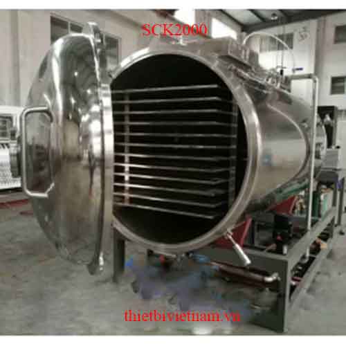 Máy sấy chân không thực phẩm năng suất lớn SCK2000