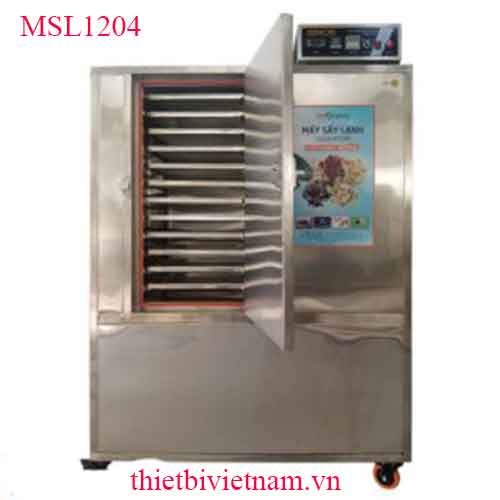 Máy sấy lạnh chất lượng cao 12 khay model MSL1204
