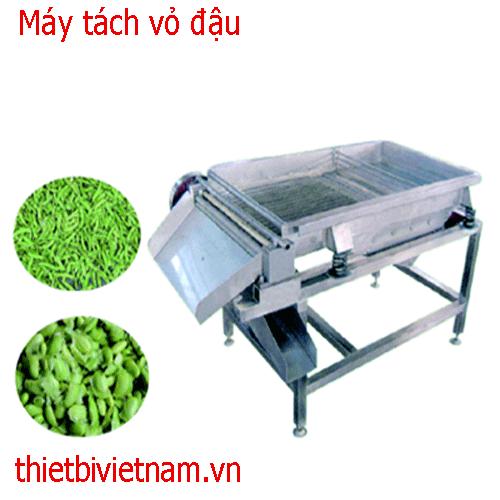 Máy tách vỏ đậu