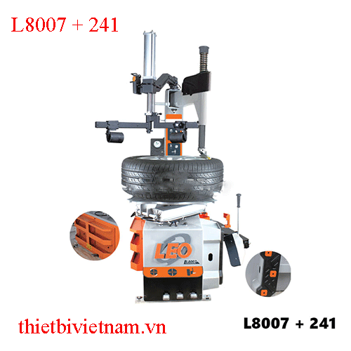 Máy Tháo Vỏ Xe Ô Tô Có Cần Phụ Ra Vào Lốp Leo L8007 + 241