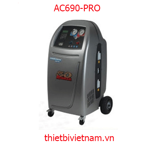 Máy thu hồi, tái chế, nạp Gas điều hòa ô tô tự động hãng Robinair AC690-PRO