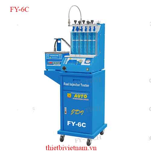Máy Thử Nghiệm Chẩn Đoán Và Làm Sạch Kim Phun Nhiên Liệu Đa Năng hãng FY-TECH FY-6C 