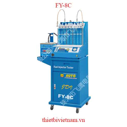 Máy Thử Nghiệm Chẩn Đoán Và Làm Sạch Kim Phun Nhiên Liệu Đa Năng hãng FY-TECH FY-8C