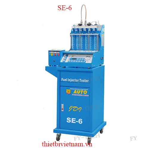 Máy Thử Nghiệm Chẩn Đoán Và Làm Sạch Kim Phun Nhiên Liệu Đa Năng hãng FY-TECH SE-6