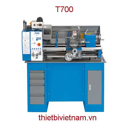 Máy tiện công suất 850W, đường kính phôi 170mm hãng Fervi T700