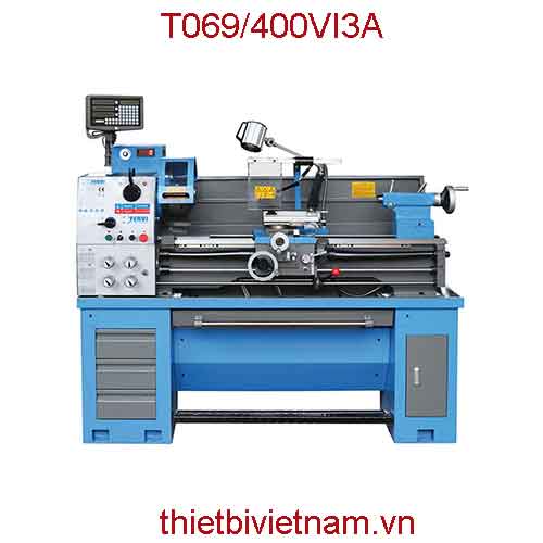 Máy tiện phôi chiều dài tới 1000mm, đường kính phôi 225mm hãng Fervi T069/400VI3A
