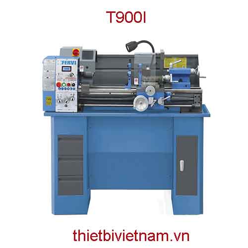 Máy tiện vạn năng bàn làm việc 900mm, công suất 1100W hãng Fervi T900I 