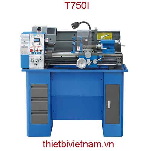 Máy tiện vạn năng chiều dài phôi max 750mm, mâm cặp ø125mm hãng Fervi T750I