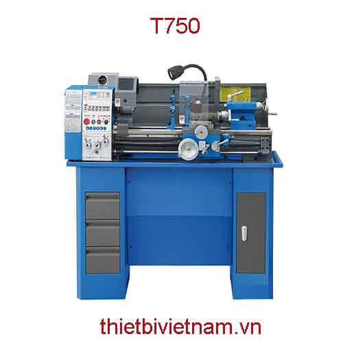 Máy tiện vạn năng đường kính phôi max 175mm, chiều dài phôi 750mm hãng Fervi T750