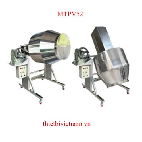 Máy trộn tẩm gia vị khoai tây chiên, hạt điều, đậu phộng tỏi ớt MTPV52
