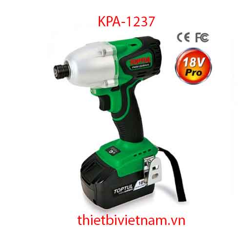 MÁY VẶN BU LÔNG PIN 3/8 INCH (DÒNG PRO) TOPTUL KPA-1237