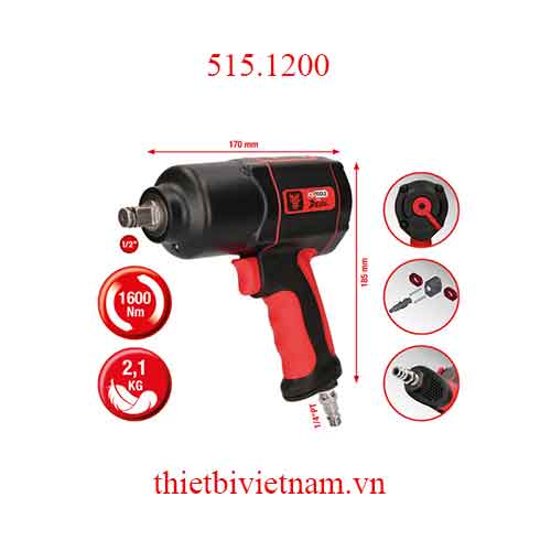 Máy vặn bulong khí nén 1/2 inch 1600 Nm KS Tools model 515.1200