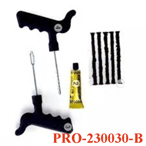 Miếng vá dùi cao su màu đen dài 200mm cỡ 3.5mm (dùng cho xe máy) PRO-230030-B