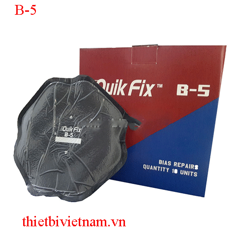 Miếng Vá Lốp Bố Chéo Quik Fix B-5 (165x165mm)