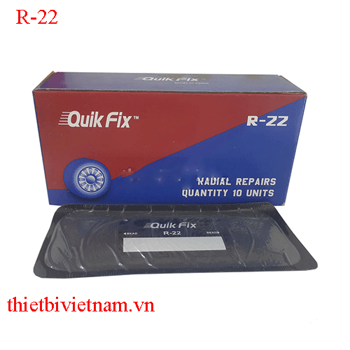 Miếng Vá Lốp Bố Thẳng Quik Fix R-22 (Radial) 75x165mm