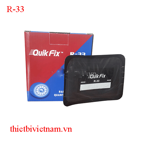 Miếng Vá Lốp Bố Thẳng Quik Fix R-33 (100x125mm) USA