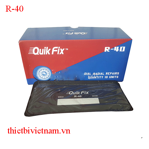 Miếng Vá Lốp Bố Thẳng Quik Fix R-40 USA