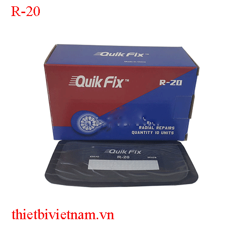 Miếng Vá Lốp Bố Thẳng (Radial) 75x125mm Quik Fix R-20