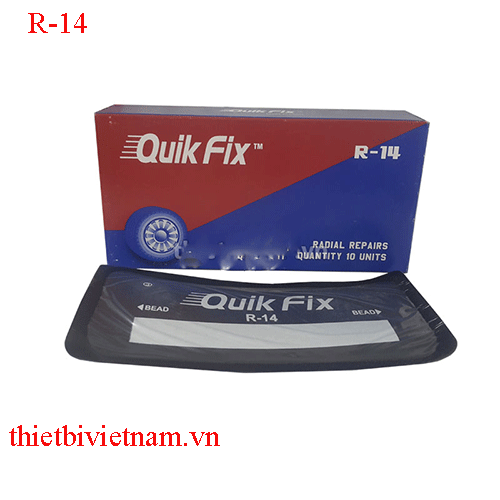 Miếng Vá Lốp Bố Thẳng (Radial) 75x145mm Quik Fix R-14