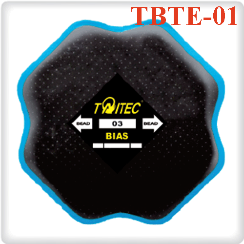 Miếng vá lốp mành chéo tiêu chuẩn châu âu đường kính 60mm TBTE-01