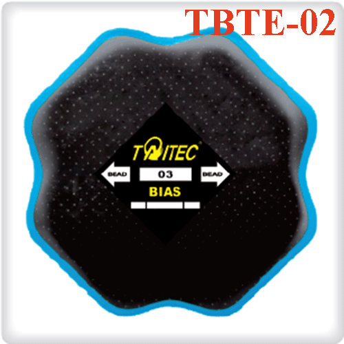 Miếng vá lốp mành chéo tiêu chuẩn châu âu đường kính 80mm TBTE-02