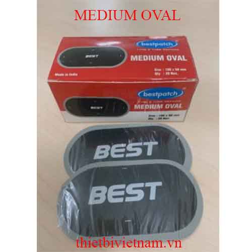 Miếng vá ruột (săm) MEDIUM OVAL – 100 X 50mm