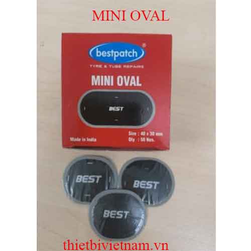 Miếng vá ruột (săm) MINI OVAL – 40 X 30mm