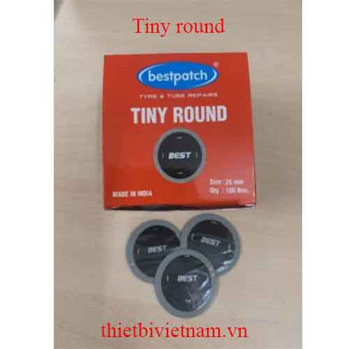 Miếng vá ruột (săm) Tiny round – 25mm