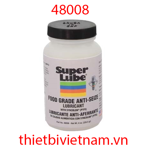 Mỡ bôi trơn chống kẹt an toàn thực phẩm 48008 – SUPER LUBE® FOOD GRADE ANTI-SEIZE LUBRICANT WITH SYNCOLON®