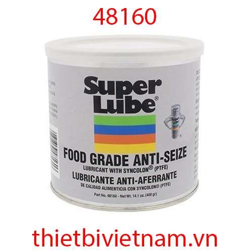 Mỡ bôi trơn chống kẹt an toàn thực phẩm 48160 – SUPER LUBE® FOOD GRADE ANTI-SEIZE LUBRICANT WITH SYNCOLON®