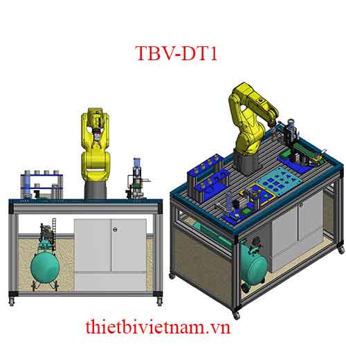 MÔ HÌNH BÀN THỰC HÀNH ROBOT DELTA 6 TRỤC MODEL TBV-DT1