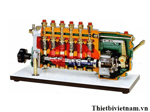 Mô hình bơm cao áp PE - bộ điều tốc cơ khí cắt bổ