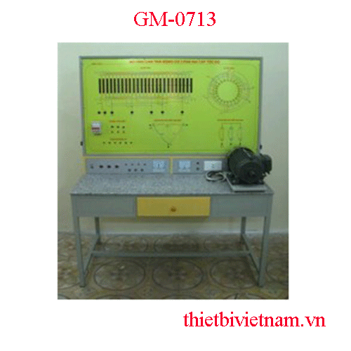 Mô hình dàn trải động cơ 3 pha 2 tốc độ  Gamma GM-0713