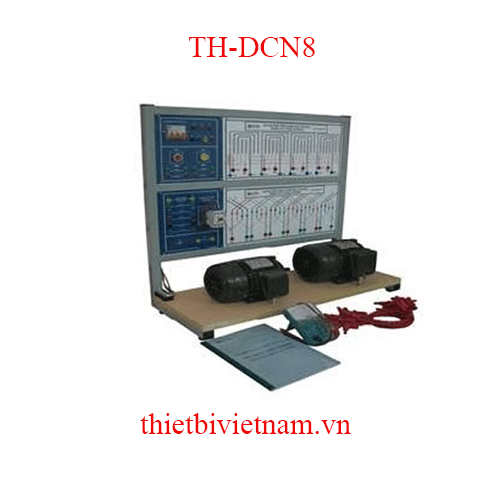MÔ HÌNH ĐẤU DÂY VÀ KHỞI ĐỘNG ĐỘNG CƠ XUAY CHIỀU 1 PHA VÀ 3 PHA TH-DCN8
