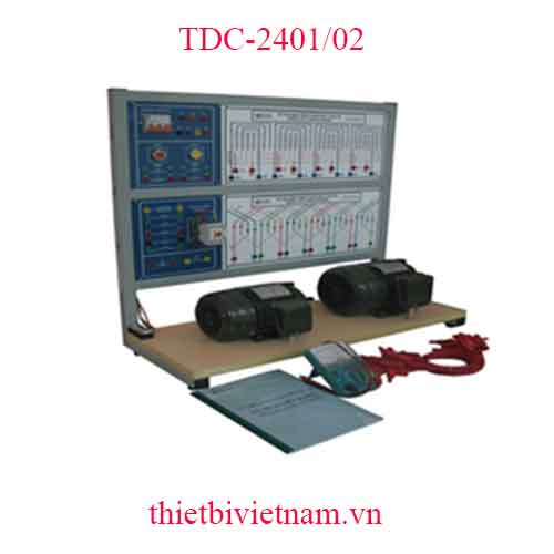 MÔ HÌNH ĐẤU DÂY VÀ KHỞI ĐỘNG MOTOR AC 1 PHA & 3 PHA MODEL TDC-2401/02