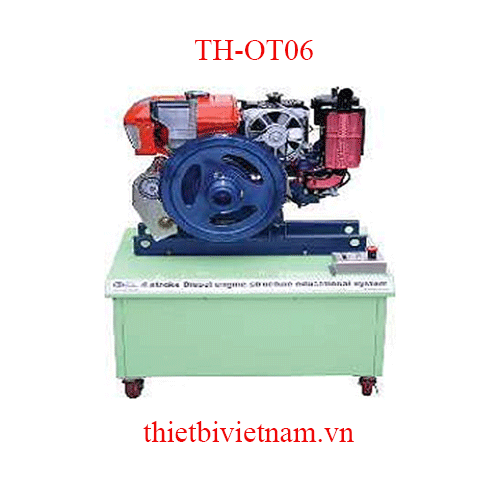 MÔ HÌNH ĐỘNG CƠ DIESEL 1 XI LANH 4 KỲ CẮT BỔ TH-OT06