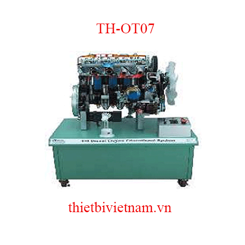 MÔ HÌNH ĐỘNG CƠ DIESEL 4 XI LANH 4 KỲ BƠM CAO ÁP PE CẮT BỔ TH-OT07
