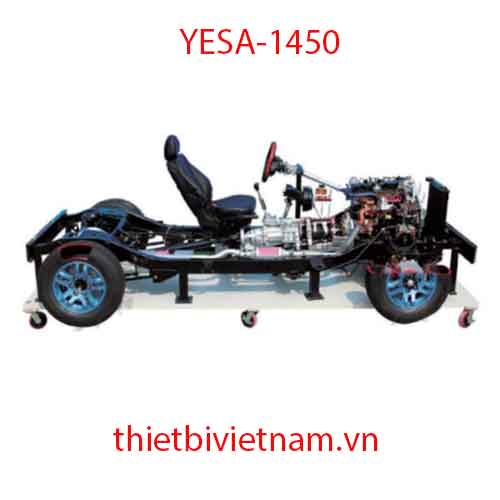 Mô hình giảng dạy hệ thống truyền động  động cơ đặt trước-truyền động cầu sau  (F/R) động cơ dầu CRDI hãng Yes01 YESA-1450 