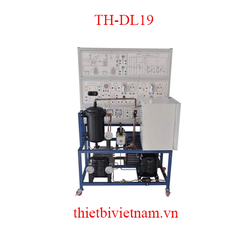 MÔ HÌNH HỆ THỐNG LÀM LẠNH DÀN TRẢI DÙNG ĐỂ ĐO NĂNG SUẤT LẠNH, HIỆU SUẤT NHIỆT, ĐIỆN TH-DL19