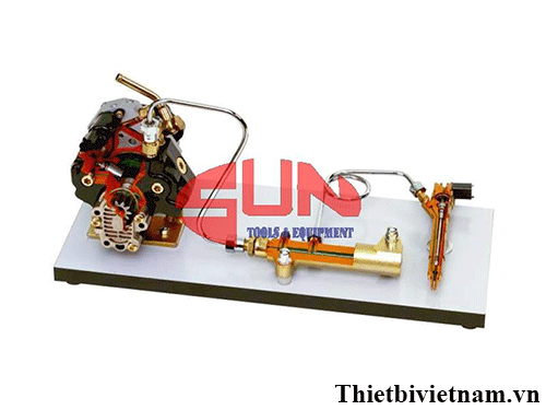 Mô hình hệ thống nhiên liệu Common Rail cắt bổ