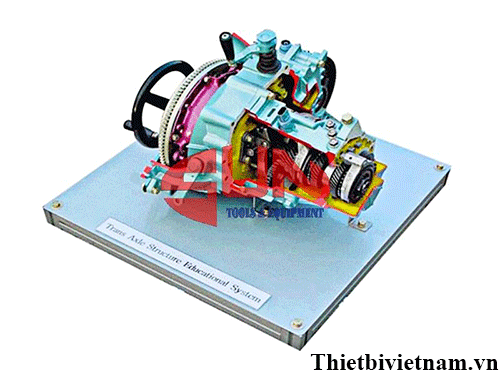 Mô hình hộp số cơ khí 2 cầu chủ động cắt bổ