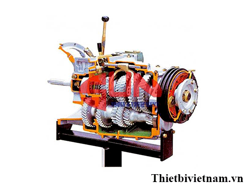 Mô hình hộp số cơ khí xe tải cắt bổ