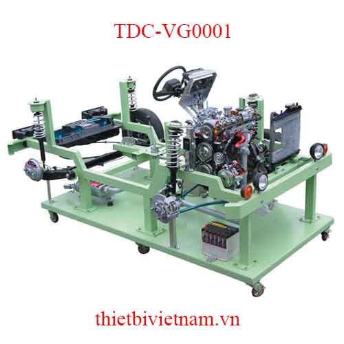 MÔ HÌNH Ô TÔ CẮT BỔ SỬ DỤNG ĐỘNG CƠ XĂNG TRUYỀN ĐỘNG CẦU TRƯỚC MODEL TDC-VG0001