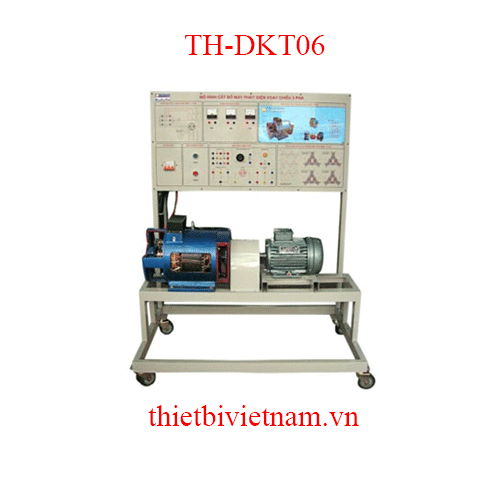 MÔ HÌNH THÍ NGHIỆM VỀ MÁY PHÁT ĐIẸN XOAY CHIỀU 3 PHA TH-DKT06