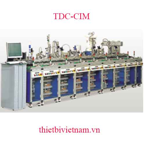 MÔ HÌNH THỰC HÀNH BỘ THÍ NGHIỆM HỆ THỐNG SẢN XUẤT TÍCH HỢP MÁY TÍNH MODEL TDC-CIM