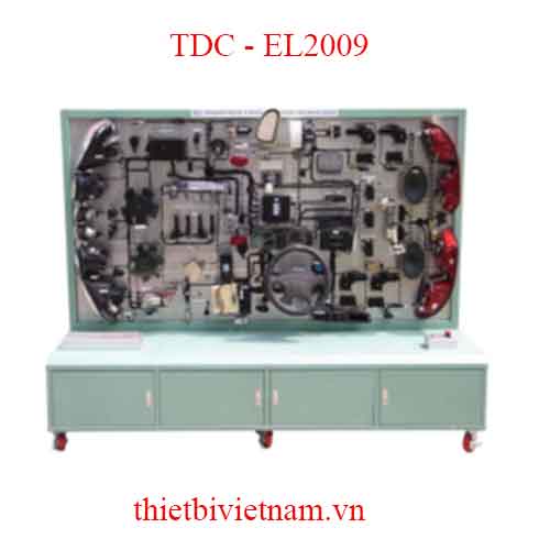 MÔ HÌNH THỰC HÀNH ĐÀO TẠO CHUẨN ĐOÁN, ĐO KIỂM, KHẢO NGHIỆM HỆ THỐNG ĐIỆN TRÊN XE Ô TÔ KIA BONGO III MODEL TDC - EL2009
