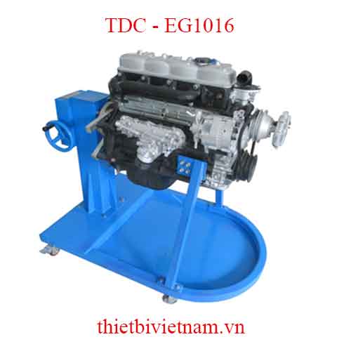 MÔ HÌNH THỰC HÀNH ĐÀO TẠO KỸ NĂNG THÁO LẮP, ĐO KIỂM ĐỘNG CƠ DIESEL 4 XYLANH DÙNG BƠM VE MODEL  TDC - EG1016
